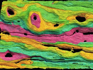 Texture abstraite de bois colorée