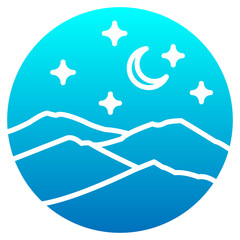  mountain gradient design concept