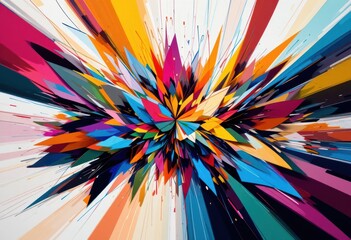Colorful Abstract Explosion