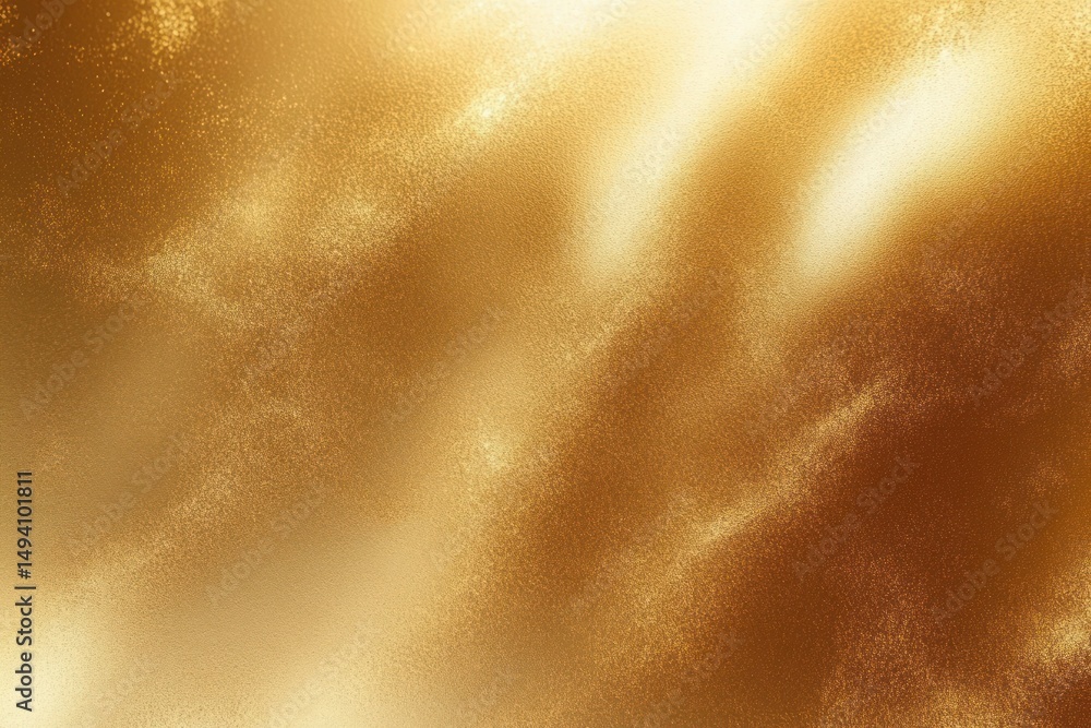 Poster abstract golden textured background with shimmering light and smooth flowing gradient patterns expre