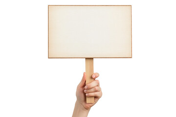 Ffpucsumi Human Hand Holding Blank Demo isolated on a transparent background. High quality PNG, commercial use.