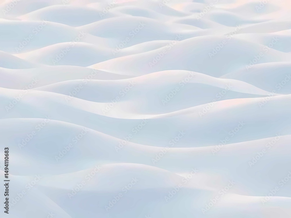 Poster soft pastel abstract waves with smooth gradients, perfect minimal background for modern digital desi