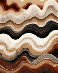 Ondulations chromatiques abstraites