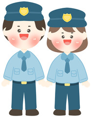 cartoon police officer