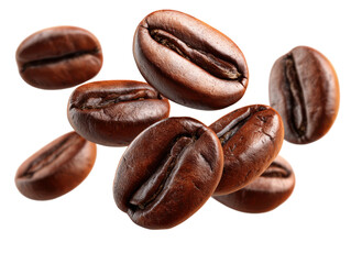 Obraz premium coffee beans on white background