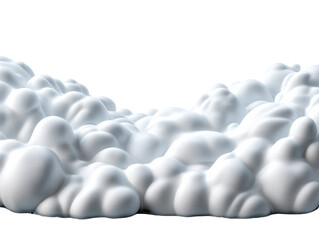 white eggs in the clouds