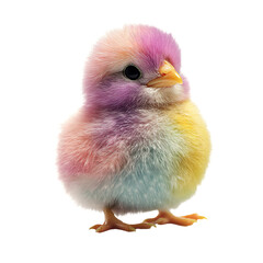 Obraz premium a small colorful bird standing on a white surface