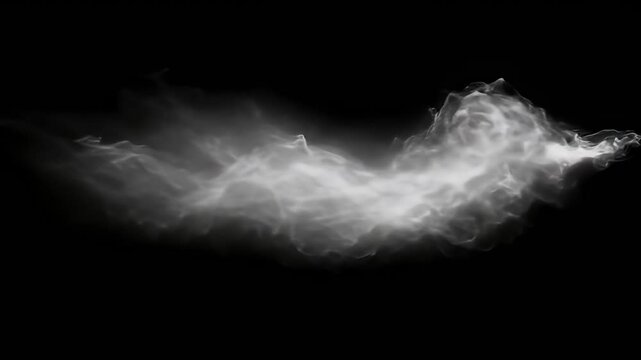 Abstract gray cloud design