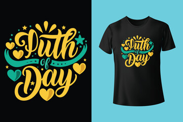 Obraz premium 4TH OF JULY T-SHIRT DESIGN