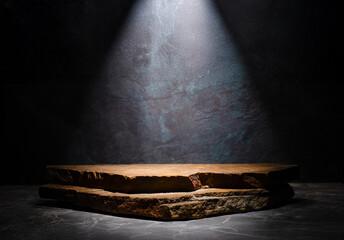 stone composition for podium background
