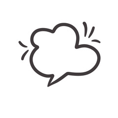 Comic-style expressive explosion speech bubble vector for emotional message design