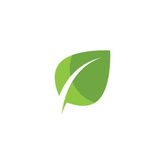 Logos of green Tree leaf ecology