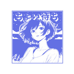 Short Hair Anime Girl