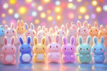 Symphonie Pastel de Lapins