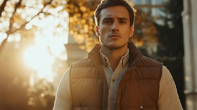 A weary man walks through the bustling city, searching for meaning in fleeting moments.