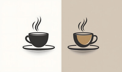 Realistic and artistic illustrations of coffee beans, brewing equipment, coffee cups, baristas, coffee farms, roasting processes, and caf&eacute; scenes