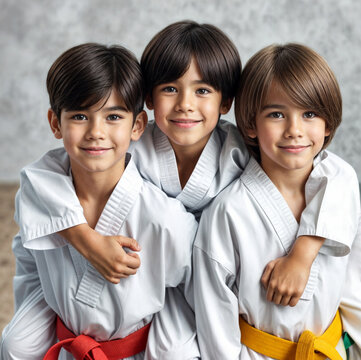 Taekwondo kids -Generative AI