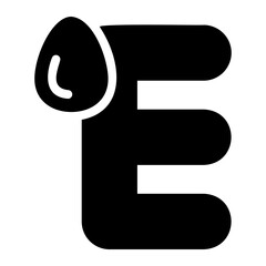 Letter E