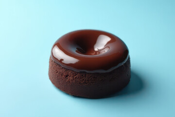 Tempting Chocolate Lava Cake: Elegant Fine Dining Photography