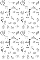 food icons set