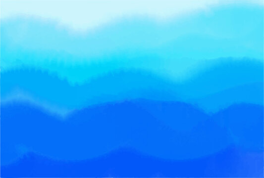 Fototapeta 水彩　青　絵の具　壁紙　背景