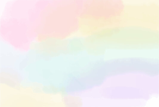Fototapeta 水彩　カラフル　絵の具　壁紙　背景