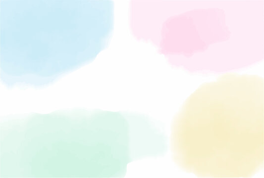 Fototapeta 水彩　カラフル　絵の具　壁紙　背景