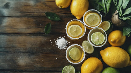 Refreshing Tequila Shots with Citrus and Salt – National Tequila Day Celebration