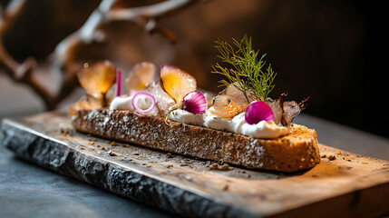 cake, dessert, food, sweet, chocolate, christmas, fruit, delicious, cream, pastry, plate, gourmet, slice, sugar, baked, pie, snack, tasty, brown, fresh, closeup, decoration, piece, meal, strawberry