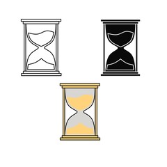 Set sand time illustration,set sand clock vector,set sand clock image background,set sand times stock