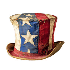 a top hat with a star on it