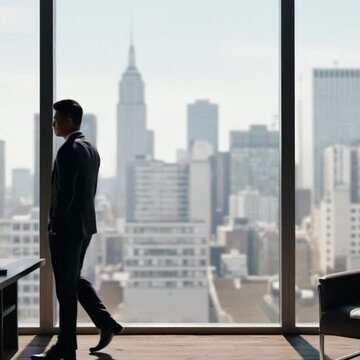 business man in the city