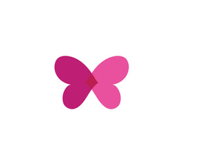 Butterfly conceptual simple colorful  Logo