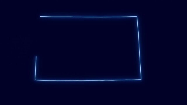 National Colorado Day Animation 4k