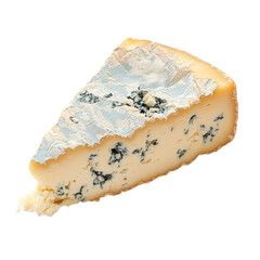british stilton cheese on white and transparent background