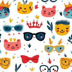 Funny character illustrations