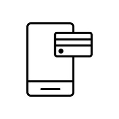 Mobile Payment Icons Digital Wallet, NFC, QR Code & Online Transaction Symbols