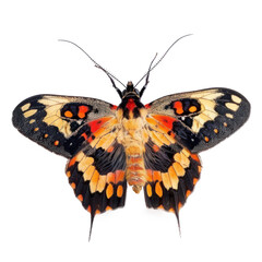 Naklejka premium Lepidoptera front view full body isolate on white background
