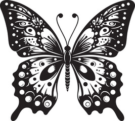 Butterfly Silhouette Vector Design