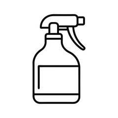 Vector Illustration of Bottle on White Background – Beverage and Container Icon