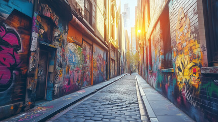 Fototapeta premium graffiti on the street