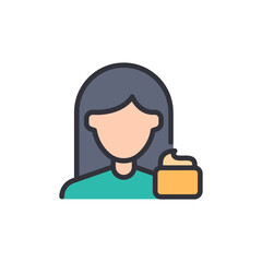 Woman Applying Facial Cream For Skincare And Beauty Treatment