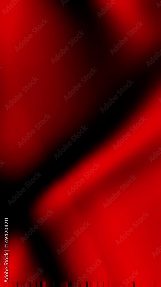Aufkleber abstract red and black fluid motion background video with subtle light play