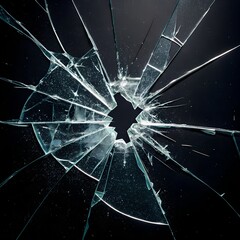 broken glass window