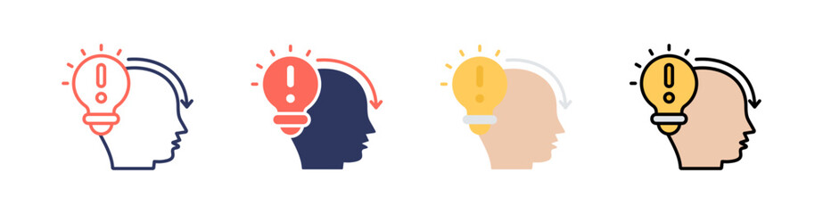 Awakening Multi Style Icon Set Vector 