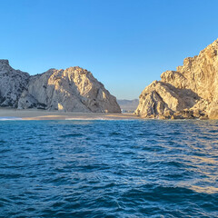 Cabo San Lucas Divorce Beach from Boat on the Pacific Ocean