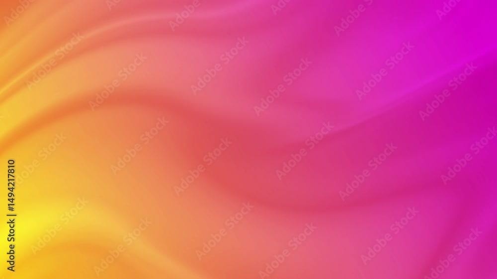 Poster vibrant abstract gradient with warm colored flowing patterns