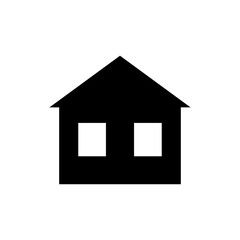 House clipart design on plain white transparent isolated background for card, shirt, hoodie, sweatshirt, apparel, tag, mug, icon, poster or badge