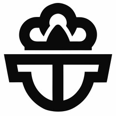 lightning bolt symbol icon on white background.