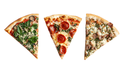 Overhead view of a bacon pizza served on a pizza board